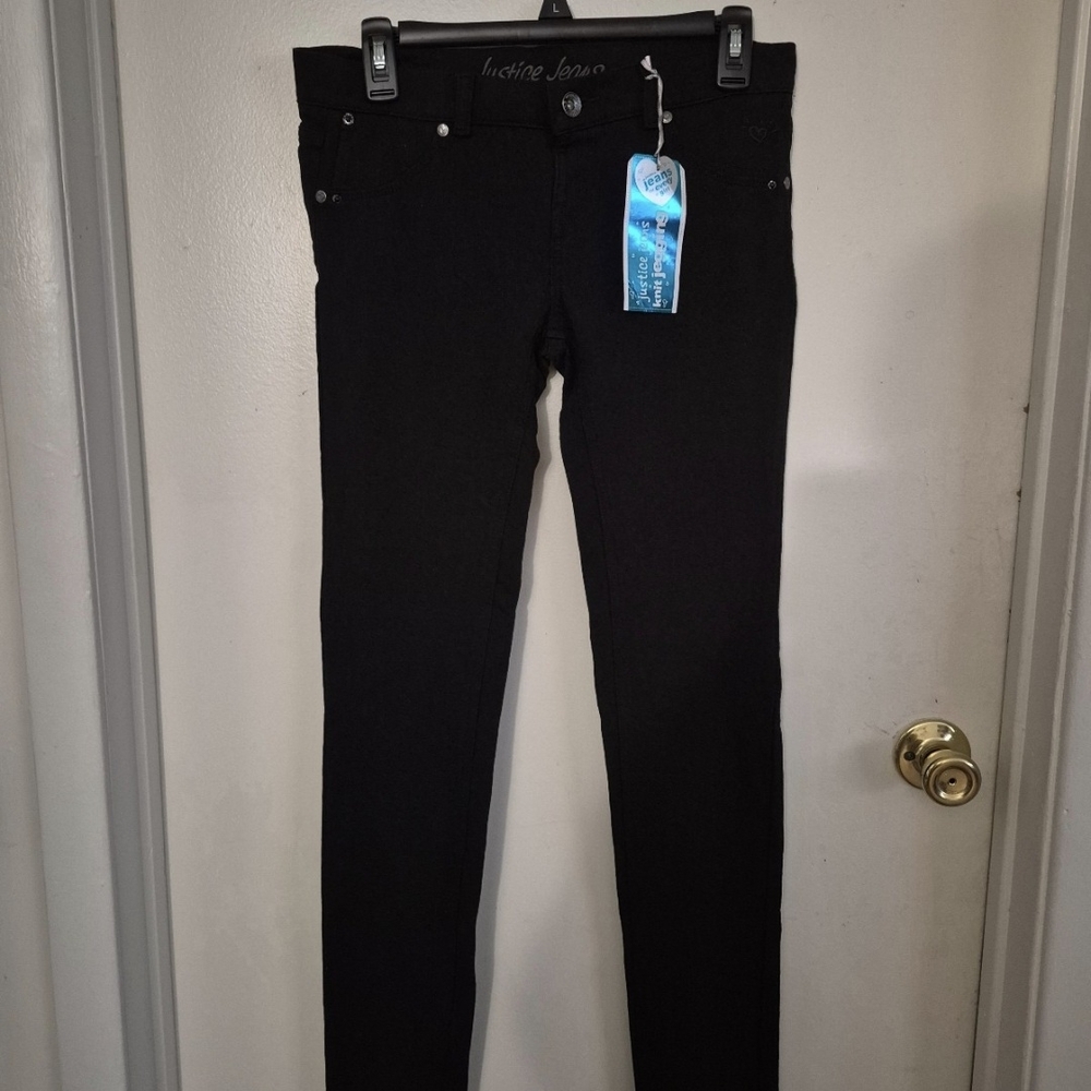 Justice Black Jeans